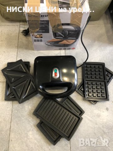 ТОСТЕР ЗА САНДВИЧИ SilverCrest SSMW 750 C3