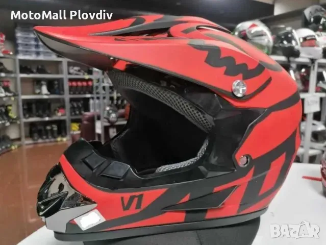 Детска кросова каска Fox мотокрос универсални размери, снимка 2 - Аксесоари и консумативи - 49129554