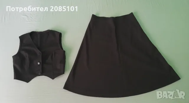 Дамски костюм пола и елек 1