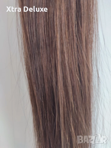 Висококачествени екстеншъни, права коса за удължаване, снимка 5 - Аксесоари за коса - 38273450