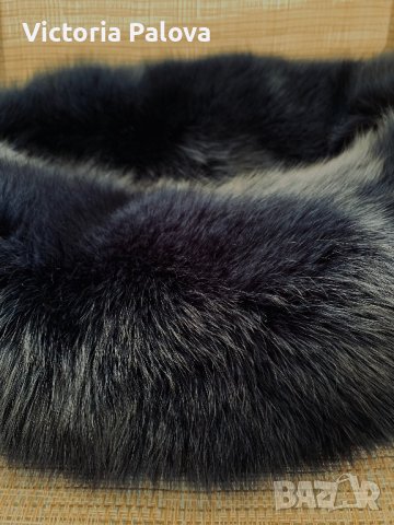 Яка и наръкавници от полярна лисица/естествен косъм, снимка 11 - Палта, манта - 38966210