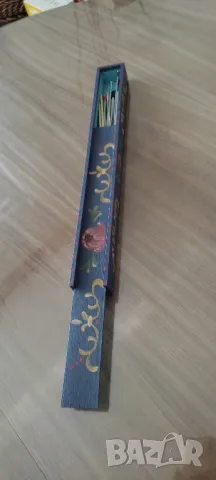 Ретро кутия за съхранение на куки за плетене+ 21 бр.  куки, снимка 6 - Антикварни и старинни предмети - 50289515