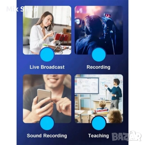 Безжичен микрофон Lavalier , снимка 4 - Микрофони - 52133165