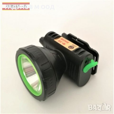 Акумулаторен LED фенер челник M-56 / 410, снимка 3 - Къмпинг осветление - 35589801