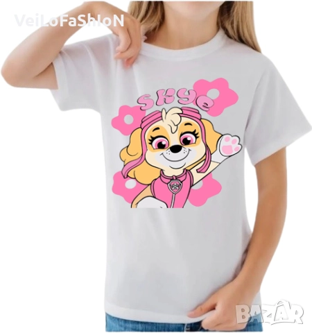 Нова детска тениска със Скай от Пес Патрул (Skye - Paw Patrol), снимка 4 - Детски тениски и потници - 52163147