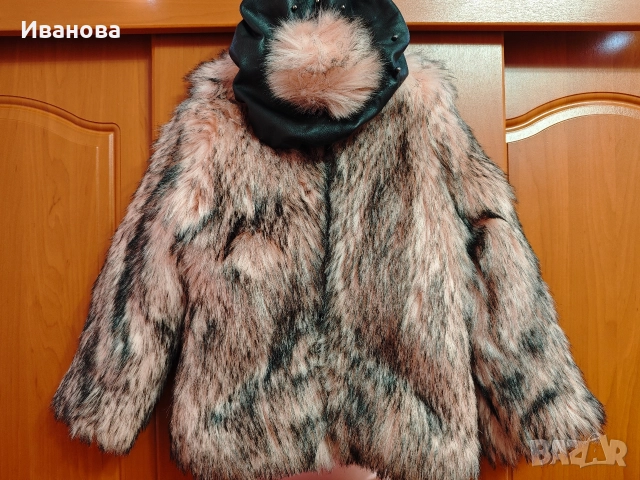 Детско палто и детско розово зимно яке