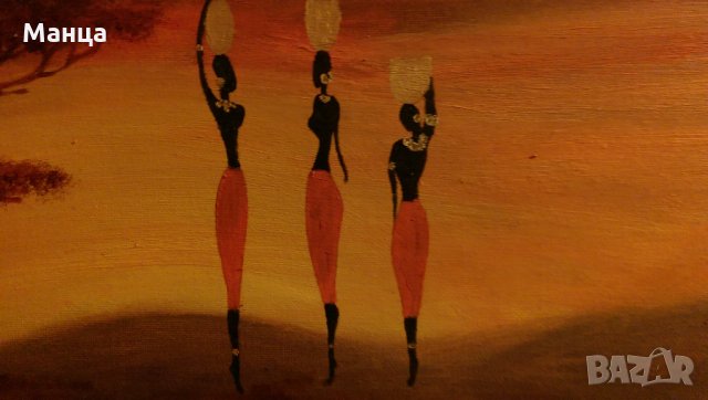 Африкански картини, снимка 12 - Картини - 27888562