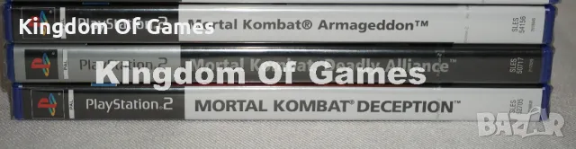 ЧИСТО НОВИ Игри за PS2 Mortal Kombat: Armageddon/Deadly Alliance/Deception/, снимка 7 - Игри за PlayStation - 48684190