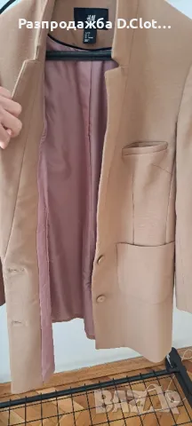 H&M  дълго елегантно сако S, снимка 5 - Сака - 49447259