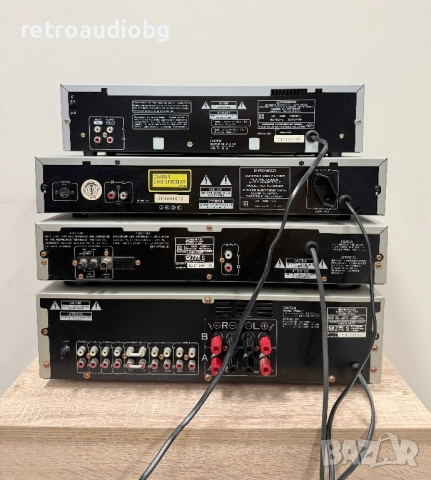 🔊Ретро аудио система сет PIONEER - сива серия - усилвател, дек, cd, тунер и тонколони Pilot🔉, снимка 5 - Аудиосистеми - 52544951