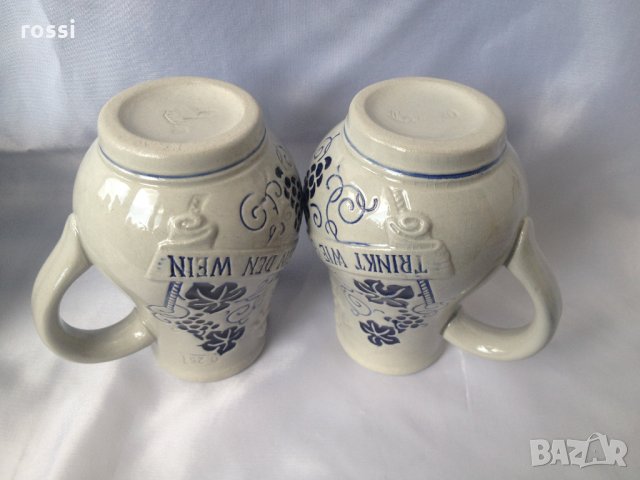 Немски старинни чаши-канички за вино 250 мл. нови кана чаша , снимка 9 - Декорация за дома - 27006316
