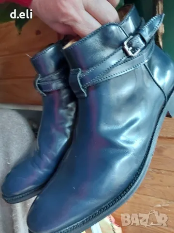 Bologna 🇮🇹  Size 38-39 100% Кожа Уникални боти, снимка 6 - Дамски боти - 49340750