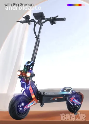 Eлектрически скутер/тротинетка Quickwheel D5 5000W,48V/35Аh,12 inch, снимка 2 - Велосипеди - 47667087