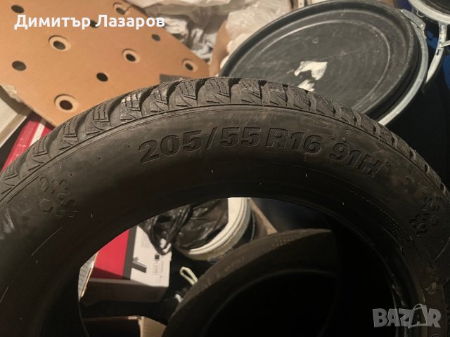 Зимни гуми KUMHO 205/55/16, снимка 2 - Гуми и джанти - 43045937