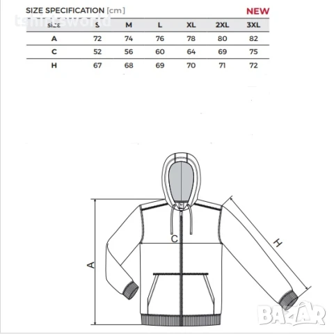 Нов мъжки суичър с ЦИП и дигитален печат Сив вълк, Серия Вълци, снимка 4 - Суичъри - 50904251