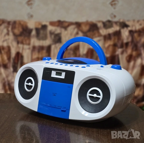 Касетофон Terris RCA - 253 радио, касетка, диск, USB флашка и AUX, снимка 2 - Радиокасетофони, транзистори - 53067873