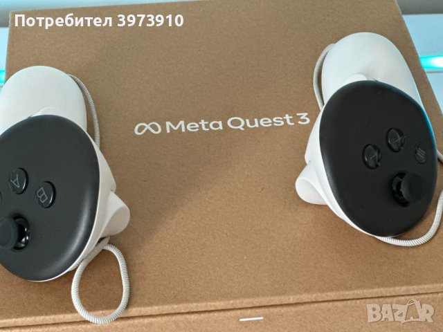 Продавам Meta Quest 3 (128 GB) с включен Elite Strap, снимка 3 - Друга електроника - 44089539