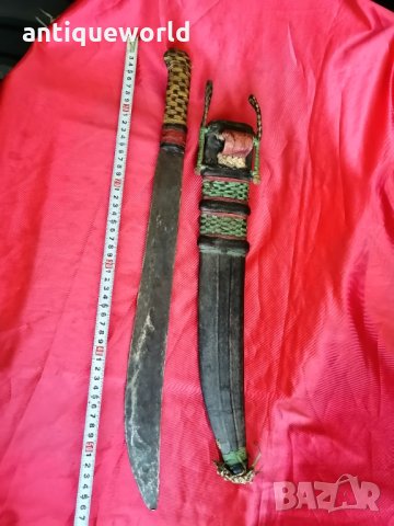 Огромна ТУАРЕГСКА Кама ,Меч ,Мачете 19 Век, снимка 8 - Антикварни и старинни предмети - 32959224