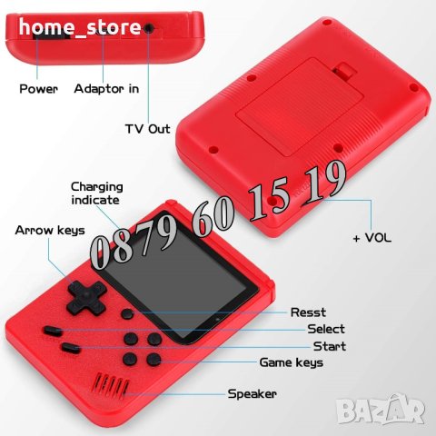 Преносима Конзола с 400 Вградени Игри и Джойстик, Sup Game Box, снимка 2 - Други игри и конзоли - 43178588