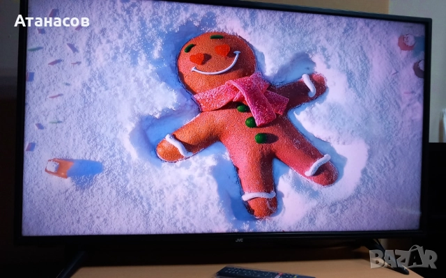 Телевизор JVC LT-43VA3000 43" (108 см) Smart Android 4K Ultra HD LED - 250лв. Само лично предаване !, снимка 3 - Телевизори - 52842081