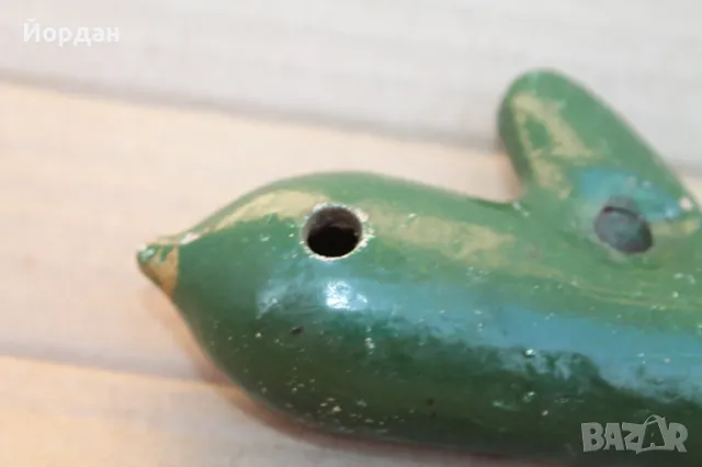 Стар Български керамичен музикален инструмент  ''Окарина'', снимка 2 - Антикварни и старинни предмети - 47805181