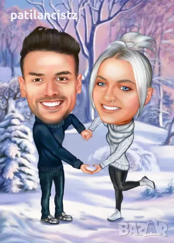 КАРИКАТУРИ с рамка А4 или А3, снимка 16 - Картини - 48307968