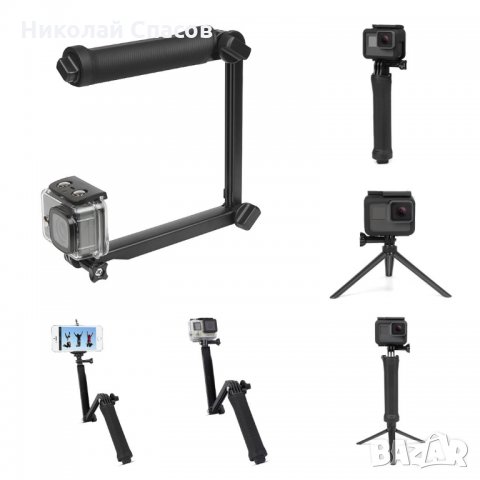 Мултифункционална ръкохватка за GoPro 3 Way Grip Mount, снимка 1 - Чанти, стативи, аксесоари - 34792431