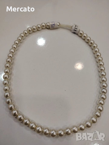 Перлена огърлица АРТ №117, снимка 4 - Колиета, медальони, синджири - 52321372