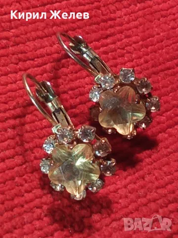 ПРЕКРАСНИ КЛАСИЧЕСКИ РЕТРО МОДЕЛ КРИСТАЛНИ ОБЕЧИ ОБЕЦИ 47458, снимка 8 - Обеци - 47057150