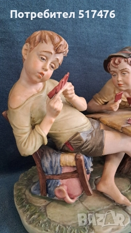 Capodimonte порцеланова композиция , снимка 2 - Статуетки - 52180704