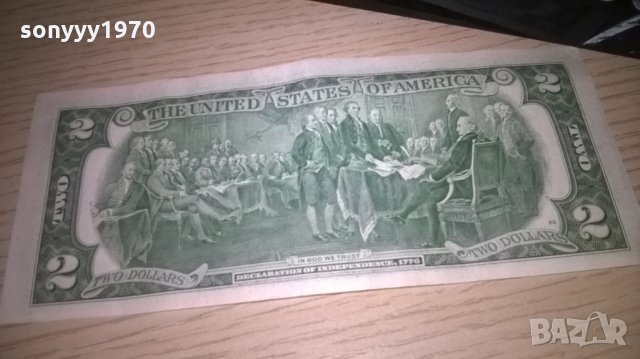 ДВА ДОЛАРА-РЯДКА БАНКНОТА, снимка 2 - Колекции - 26983623