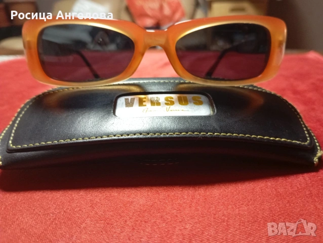 Оригинални слънчеви очила унисекс автентични Versus с оригинален калъф естествена кожа Versus , снимка 2 - Слънчеви и диоптрични очила - 53529031