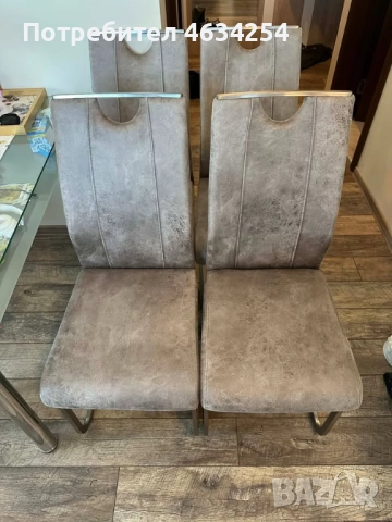 Маса и Столове Комплект за Трапезария, снимка 2 - Маси - 52934543