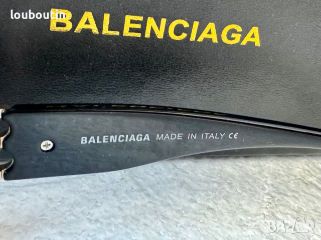 Balenciaga правоъгълни дамски слънчеви очила 1:1 с лого, снимка 9 - Слънчеви и диоптрични очила - 44865156