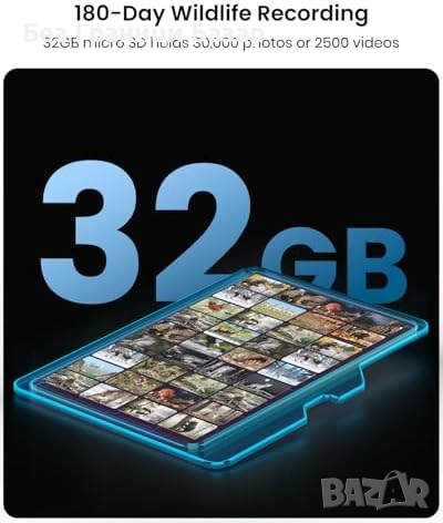 Нова соларна камера за диви животни 4K 64MP Bluetooth App 0.1s тригер, снимка 7 - Друга електроника - 52815743