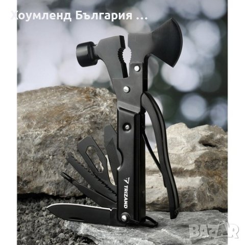 Джобен мултифункционален инструмент 17в1 с брадва и чукче, снимка 9 - Ножове - 43199658