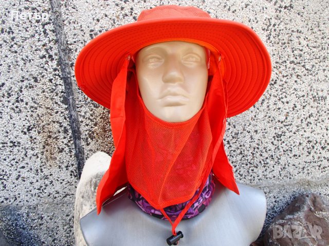 Продавам лека лятна бързосъхнеща шапка с UV защита, покривало за врата и за лицето, снимка 5 - Шапки - 28076265