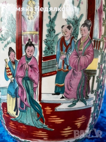 Прекрасна китайски ваза , снимка 6 - Вази - 51840051