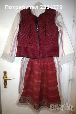 Традиционна тракийска стара женска риза-роба за саенана носия. , снимка 9 - Антикварни и старинни предмети - 53297236