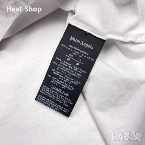 Мъжка тениска Palm Angels Logo Cotton T-Shirt, снимка 4 - Тениски - 50895150