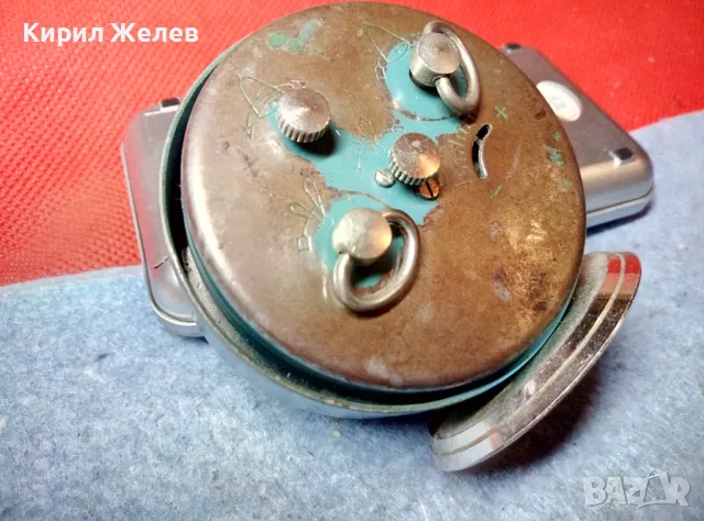 SLAVA 8 JEWELS MADE in USSR Стар КОЛЕКЦИОНЕРСКИ РУСКИ МЕХАНИЧЕН БУДИЛНИК СЛАВА 25904, снимка 5 - Антикварни и старинни предмети - 47656811