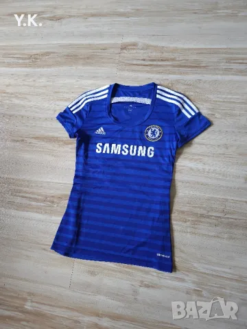 Оригинална дамска тениска Adidas Climacool x F.C. Chelsea x Hazard / Season 14-15 (Home), снимка 2 - Тениски - 49973570