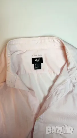 Мъжка риза H&M Easy Iron, снимка 8 - Ризи - 48803362