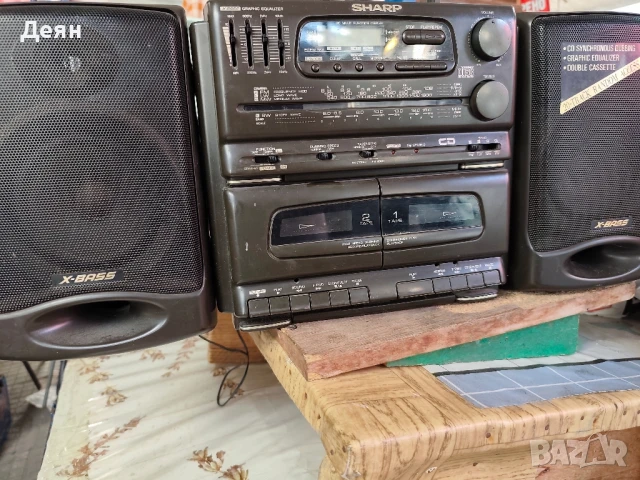 Sharp CD 555h ретро касетофон