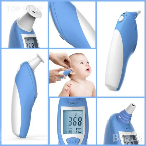 Цифров инфрачервен термометър MedLinket IRT101, снимка 3 - Бебефони - 48508359