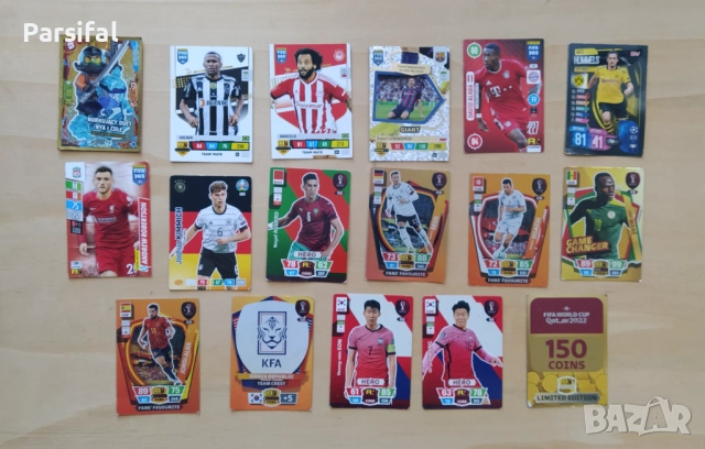 Карти Панини FIFA 365, Euro 2020, World cup 2022, Champions League и Lego