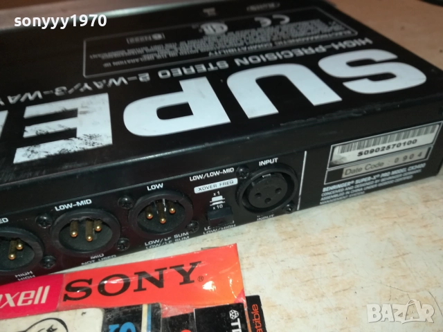 BEHRINGER SUPER-X PRO CX3400-ВНОС SWISS 1810252345, снимка 11 - Ресийвъри, усилватели, смесителни пултове - 52102538