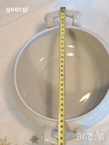 стар български порцеланов супник 21/6, снимка 8 - Прибори за хранене, готвене и сервиране - 49990345