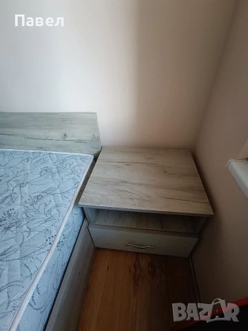 спалня 160/200 с нощни шкафчета, снимка 3 - Спални и легла - 52928031