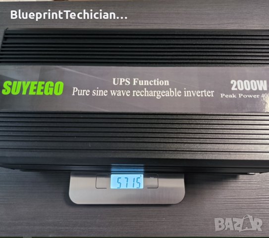 12V UPS 2000/4000W с пълна синусоида и 20А зареждане, снимка 7 - Друга електроника - 43177227